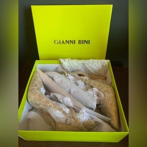 Gianni Bini - LulaaTwo Leopard Rhinestone Heels